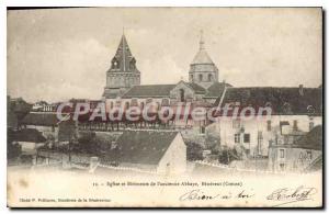 Postcard Old Church And Building Benevento From Abbey I'Ancienne