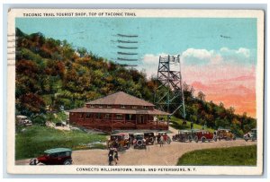 1931 Taconic Trail Tourst Shop, Top of Taconic Trail Petersburg NY Postcard