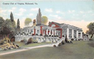 Country Club Richmond Virginia 1910 postcard