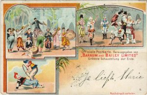 PC ADVERTISING, CIRCUS BARNUM & BAILEY, Vintage Postcard (b27686)