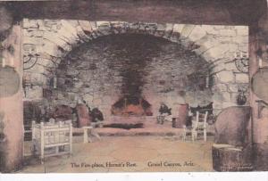 Arizona Grand Canyon The Fireplace Hermit's Rest Fred Harvey