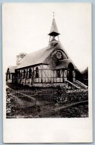 Sitka Alaska AK Postcard RPPC Photo Cathedral Of St. Peters By The Sea c1930's