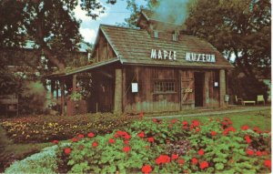 The Sugar House & Maple Museum, St. Johnsbury, Vermont Vintage Postcard