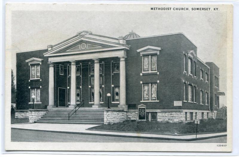 Methodist Church Somerset Kentucky postcard