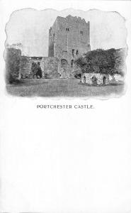 uk29245 portchester castle real photo uk
