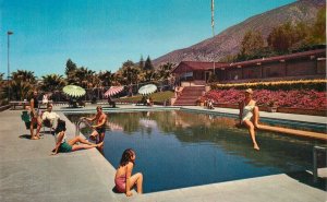 Postcard California Gilman Hot Springs Swimming Pool Golf Resort 1950s 23-10656