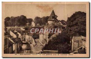 Old Postcard Saint Florentin (Yonne) General View from the old town hall