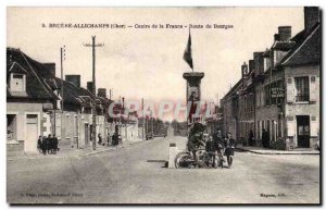 Bruere - Allichamps - Center France - Route de Bourges - Old Postcard