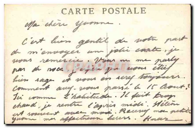 Postcard Old Villa Jeanne d'Arc