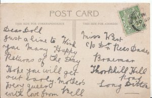 Genealogy Postcard - West - Braemar - Thorkhill Road - Long Ditton - 3394A