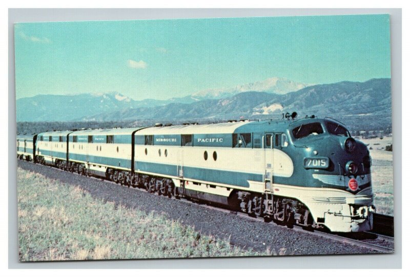 Vintage 1950's Postcard The Colorado Eagle Missouri Pacific Railroad