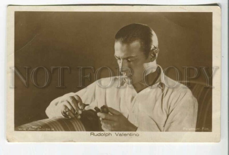 478390 Rudolph VALENTINO Italian Movie Film Actor Smoking Pipe PHOTO ROSS