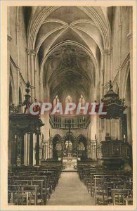 Old Postcard Chaumont Interior of the Church of St. John the Baptist