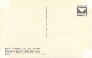 Postcard UK England Exeter museum and art gallery, Devon