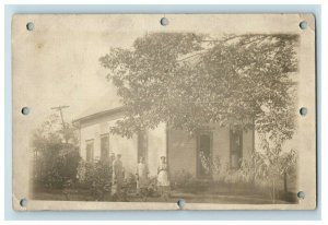 Circa 1900-10 RPPC House in Pataskala, Ohio Real Photo Vintage Postcard P17 