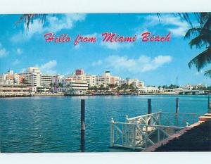 Unused Pre-1980 NORTH BEACH SECTION Miami Beach Florida FL hn0593