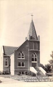 Abercrombie North Dakota Immanuel Lutheran Church Real Photo Postcard K98712