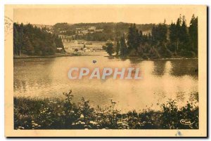 Old Postcard surroundings Pontarlier Lake Saint Point