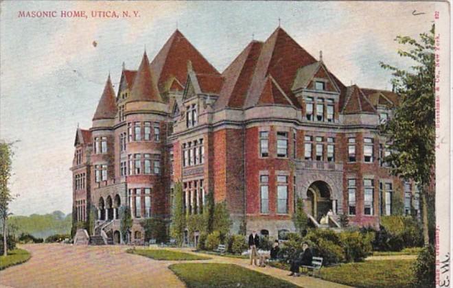 New York Utica Masonic Home 1906