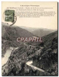 Old Postcard L & # 39Auvergne Picturesque Route Saint Flour St Flour has Chau...