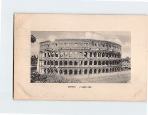 Postcard Il Colosseo Rome Italy