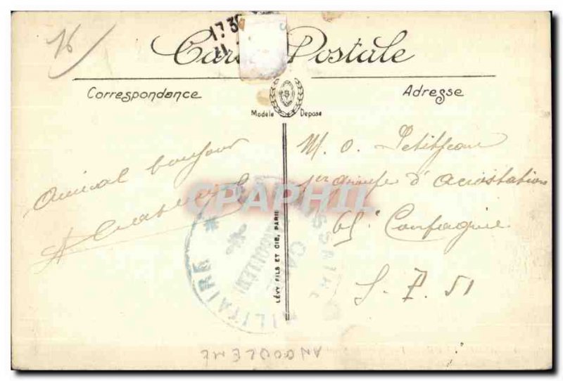 Old Postcard Angouleme View from Saint Ausonia LL