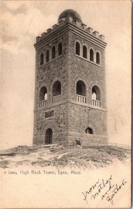 High Rock Tower, Lynn MA Undivided Back Vintage Postcard O79