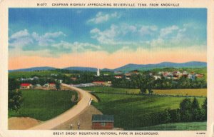 Chapman Hwy Sevierville, Tenn. Great Smokey Mountains National Park Postcard