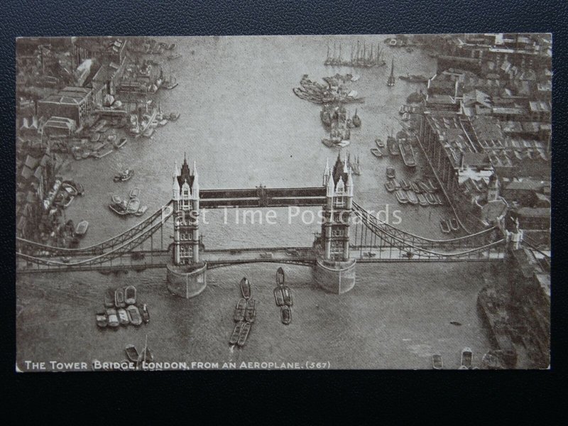 London TOWER OF LONDON From The Air c1920's PC by Aircraft Manufacturing Co. 567
