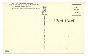 NC - Hickory. Hickory General Hospital ca 1960