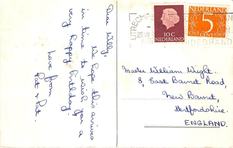 lot386 Netherlands golf golfing artist signed boy comic