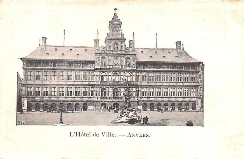 L'Hotel de Ville Anvers Belgium Unused 