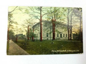 Vintage Postcard Herron Art Institute Indianapolis Ind. Posted 1911