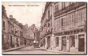 Old Postcard Mamers Rue Ledru Rollin