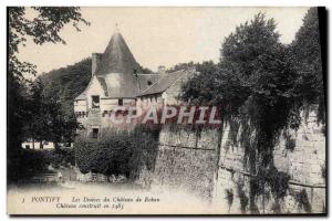 Postcard Old Pontivy Moat Du Chateau De Rohan