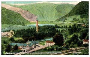 Ireland Glendalough     Aerial View Seven Churches