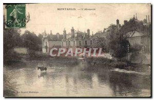 Old Postcard Montargis The Trough