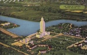 Air View Of Capitol Baton Rouge Louisiana