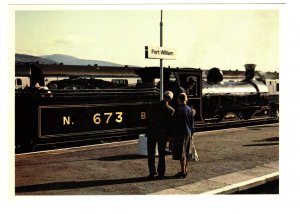 Mallaig Line Steam Railway Train in Station, Fort William Ontario, Thunder Bay