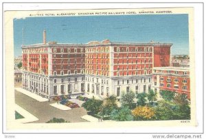 The Royal Alexandra Canadian Pacific Railway Hotel, Winnipeg, Manitoba, Cana...