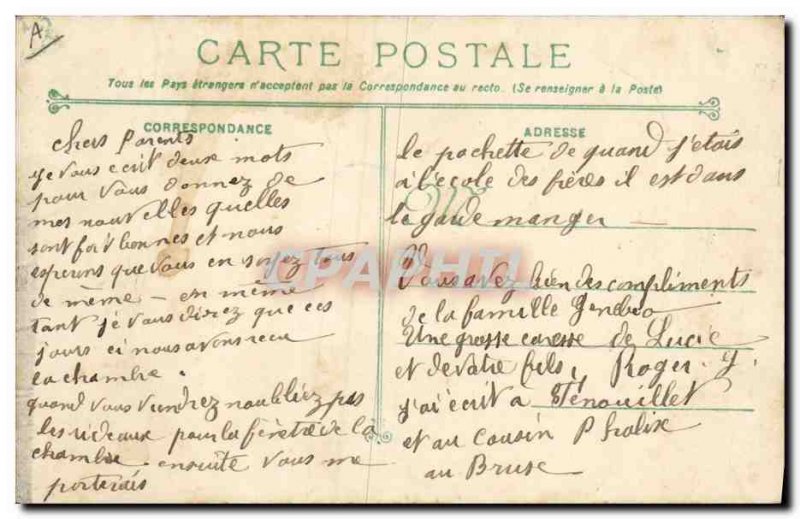 Postcard Old Boat Against destroyer Halberd