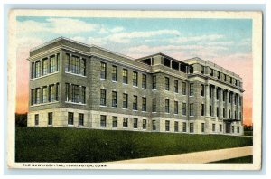 1916 The New Hospital Building Torrington Connecticut CT Antique Postcard 