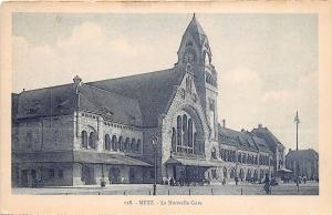 bc65410 Metz Gare Railway Station Train Chemin de fer Palyaudvar Vasuti  france