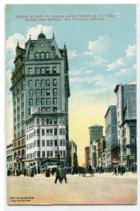 Geary Street Dime Savings Bank San Francisco California 1910c postcard