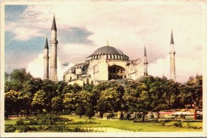 Turkey Ayasofya Müzesi Saint Sophia Museum Istanbul Vintage Postcard BS.26