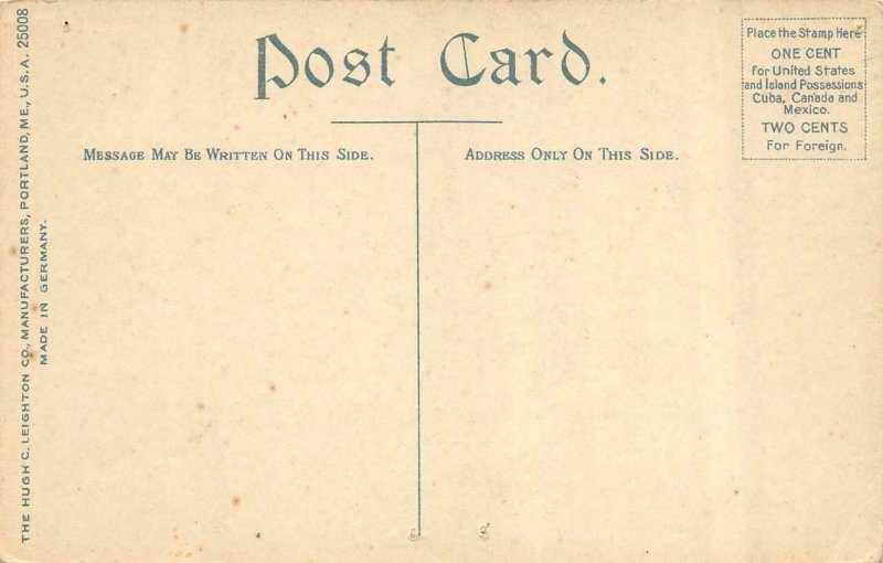 BATH, Maine ME   STEAMER SHIP HERCULES~Loaded Train Car   ca1910's Postcard 