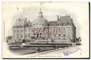 Old Postcard Melun Chateau de Vaux le Micomte South coast