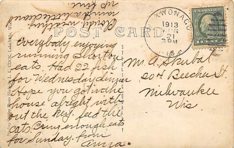 Y.M.C.A. Boat House  Phantom Lake WI 