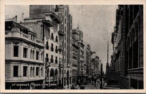 South Africa St Georges Street Cape Town Vintage Postcard C038