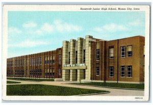 c1930's Roosevelt Junior High School Mason City Iowa IA Unposted Postcard